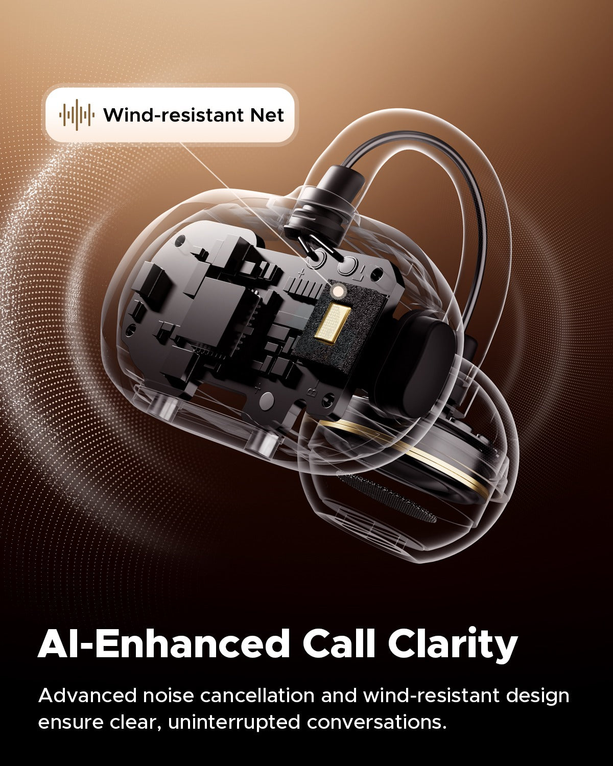 Soundpeats Air Clip Open Ear Wireless Earbuds, IPX5 Waterproof