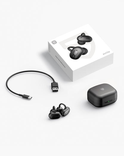 Soundpeats Air Clip Open Ear Wireless Earbuds, IPX5 Waterproof