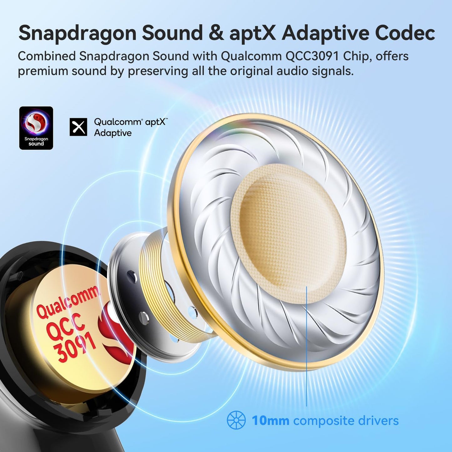 EarFun Air Pro 4 Dual Certified with Snapdragon Sound and Hi-Res LDAC Earbuds