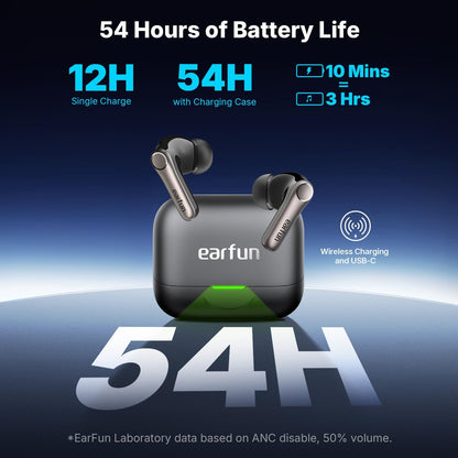 EarFun Air Pro 4 Plus Dual Certified with Snapdragon Sound and Hi-Res LDAC Earbuds
