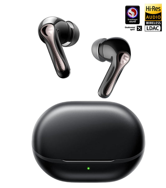 Soundpeats Air 5 Pro 55dB ANC Dual Certified with Snapdragon Sound and Hi-Res LDAC Earbuds
