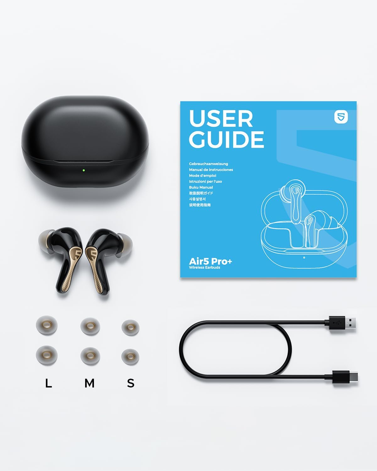 Soundpeats Air5 Pro Plus xMEMS driver Supports aptX Lossless, LDAC, and LC3 codecs Hi-Res Audio certified