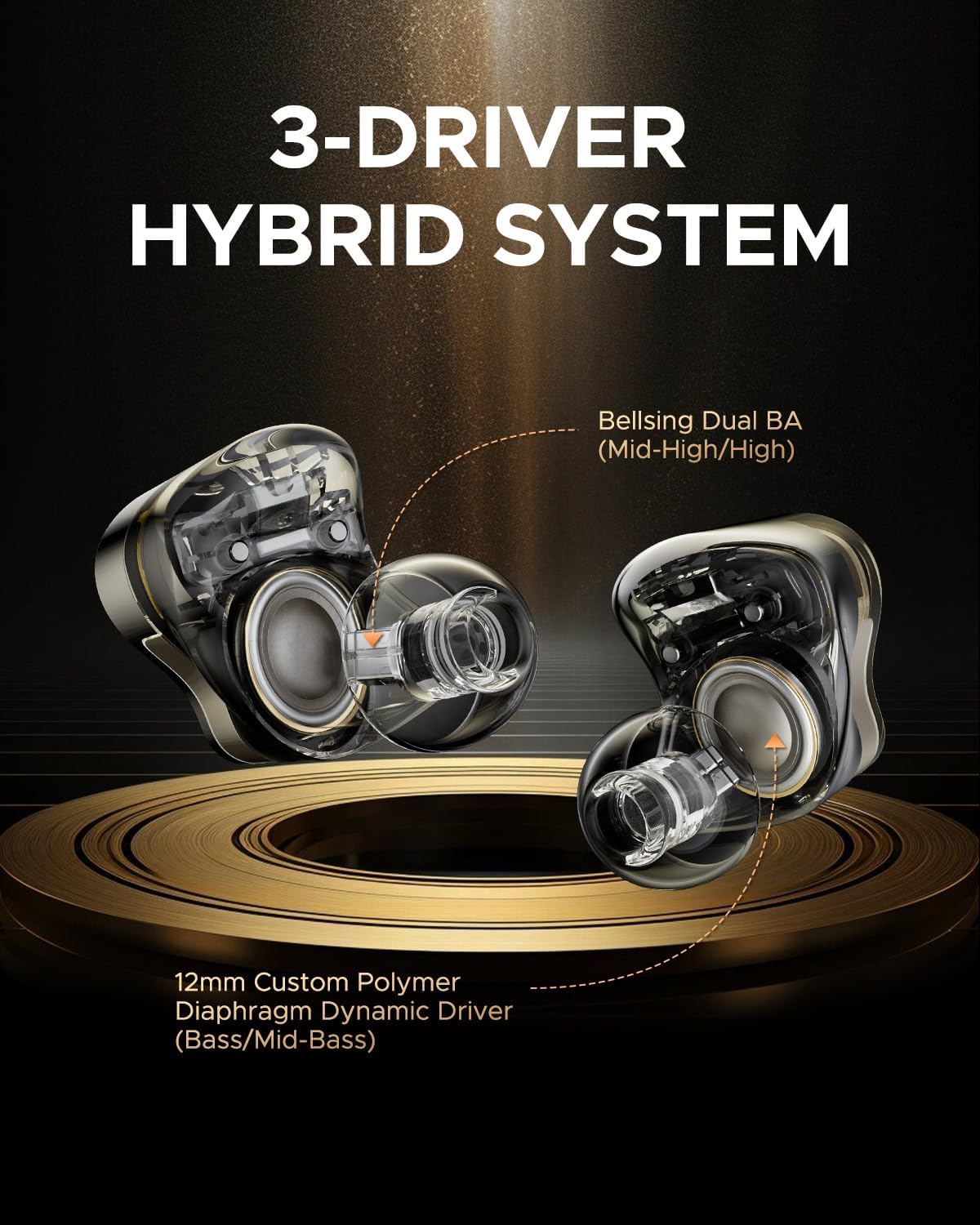 Soundpeats H3 Wireless Earbuds Qualcomm® QCC3091 with Snapdragon Sound™