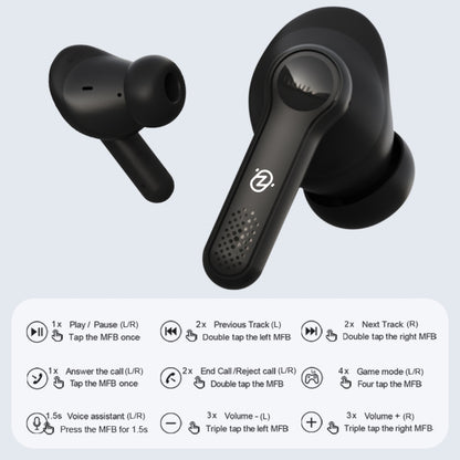 Zero Audio Buds X1 Bass Boosted Earbuds With 13mm Titanium Dynamic Driver
